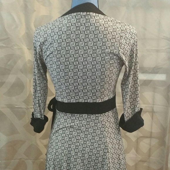 SOLD Small Maurices women's midi dress, faux-wrap - Picture 3 of 5